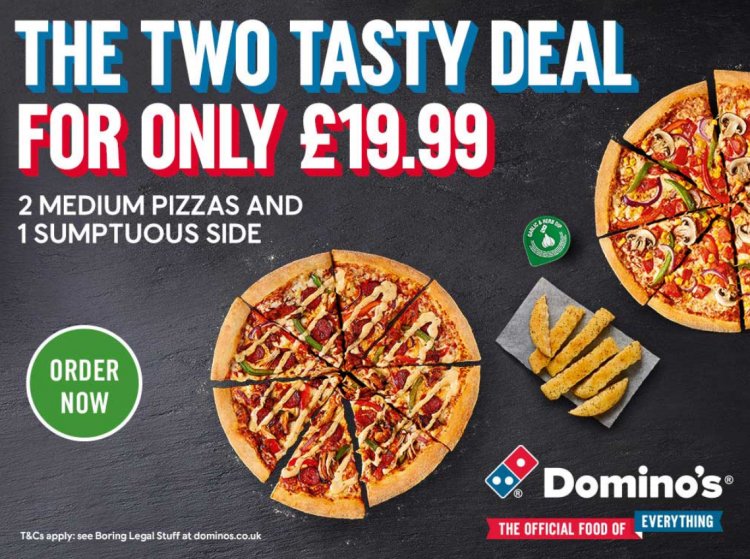 THE TWO TASTY DEAL FOR ONLY £19.99