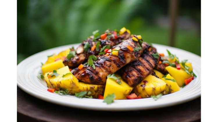 Tropical Flavor Explosion: Jamaican Jerk Chicken with Pineapple Salsa