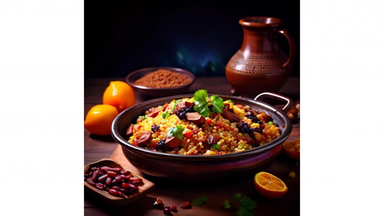 Moroccan Lamb Couscous with Raisins: A Journey Through Spice and Sweetness