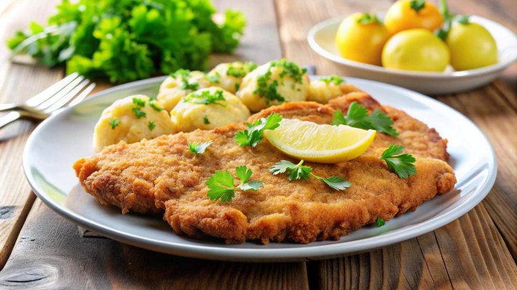 Schnitzel Bliss: Mastering the Art of Austrian Breaded Pork Cutlets with Lemon