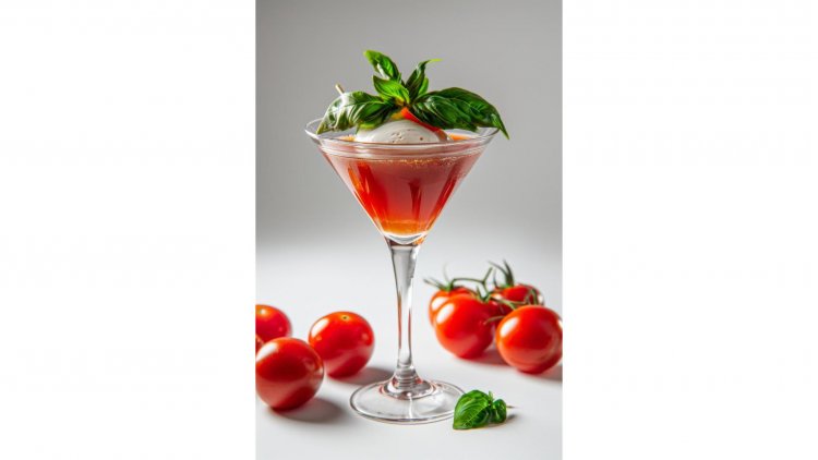 Sip the Dolce Vita: Crafting a Caprese Martini with Tomato and Basil